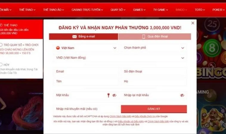 Đăng Ký OPPA888: Hành Trình Chinh Phục Đỉnh Cao Cá Cược 2 Giao diện đăng ký OPPA888